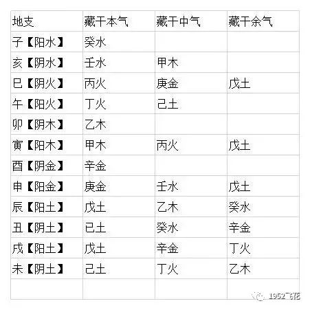 干支五行_干支五行 支藏五行_干支五行生克