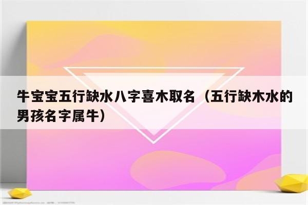 取名八字喜水用什么字_八字喜水怎么取名_取名八字喜水的字有哪些